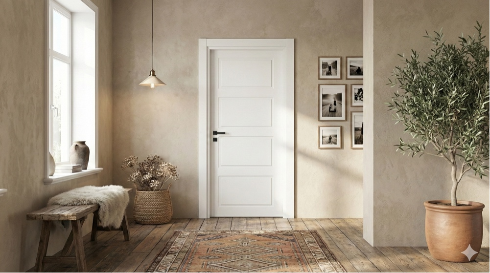VDA Door Installed in Rustic Modern Room