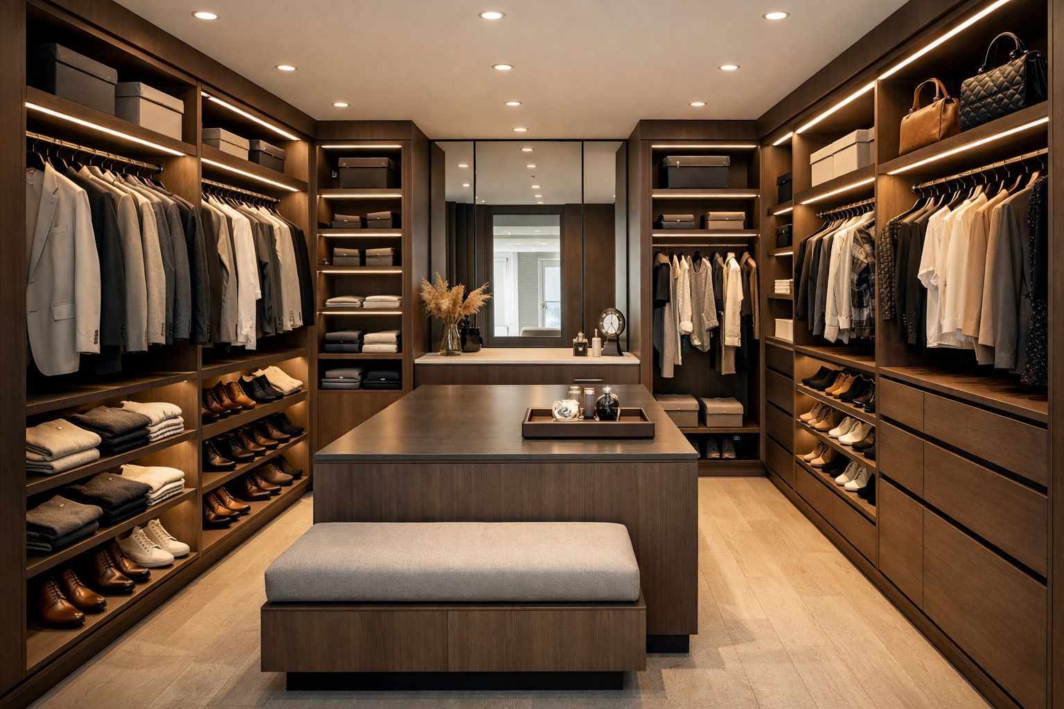 Walk-in Open Closets